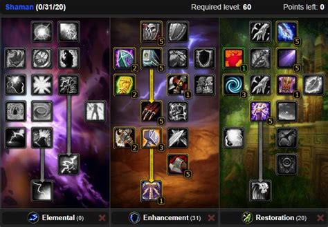 Classic Enhancement Shaman DPS Spec, Builds, and Talents - WoW Classic ...