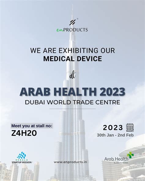 Exhibiting In Arab Health 2023 EnProducts Pvt Ltd