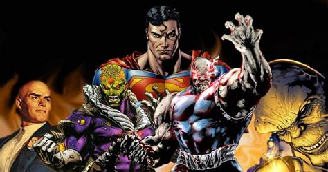 The Greatest Superman Villains Enemies And Foes