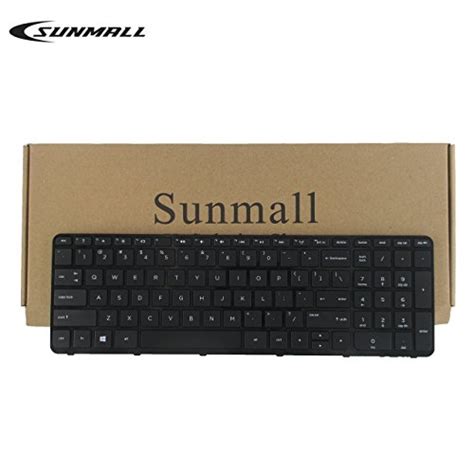 Sunmall Reemplazo De Teclado Con Marco Compatible Con Hp Pavili