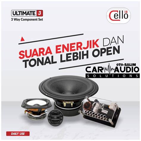 Jual Cello Ultimate New Way Speaker Component Split Kit Shopee