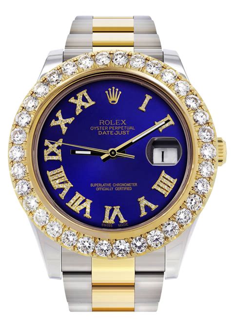 Rolex Datejust Mens Diamond Watch Collection Frostnyc