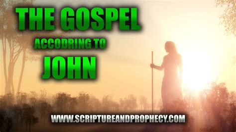 The Gospel Of John Chapter 15 16 I Am The True Vine Youtube