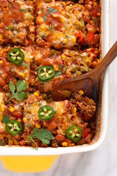 Mexican Casserole Easy Dinner Idea Fit Foodie Finds