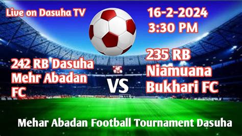 Football Mehr Abadan Dasuha VS 235 RB Niamuana YouTube