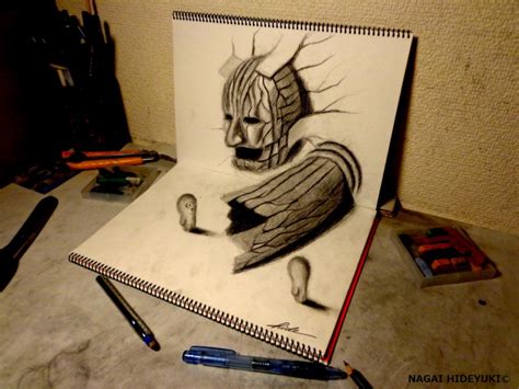 D Drawing Tunnel Drawing By Hideyuki Nagai Doodle Addicts