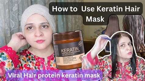 How To Use Keratin Hair Mask Keratin At Home Viral Hair Keratin Mask Youtube