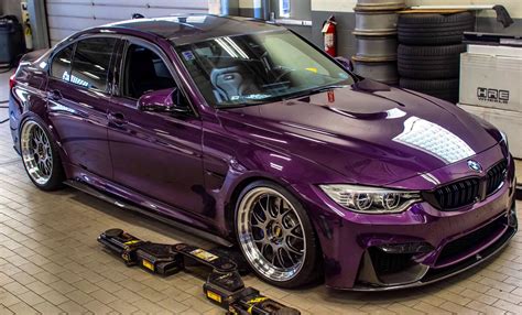 BMW M3 F80 Purple BBS LM R Wheel Front