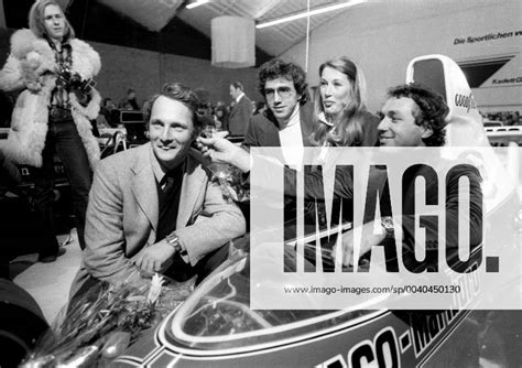 Jochen Rindt Show In Essen 29 11 1975 V L Niki Lauda Rolf Stommelen