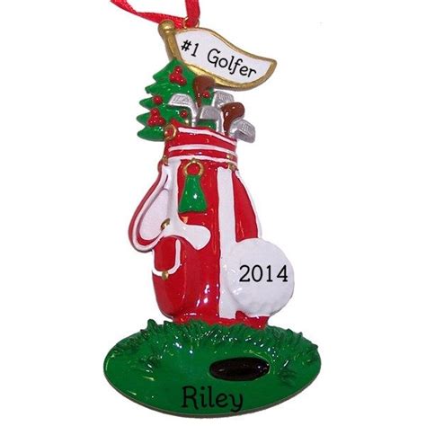 Golf Ornament Personalized Golf Ornament Christmas Ornaments