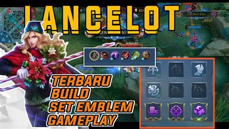 Cara Bermain Lancelot Solo Rank Mytic Build Dan Set Emblem Lancelot