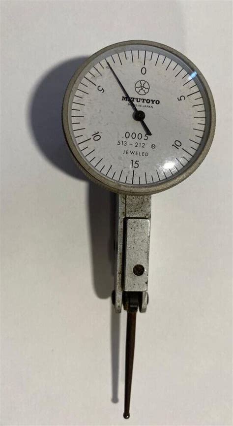 Mitutoyo Dial Test Indicator 513 212 0005” Japan Made Machinist Tool