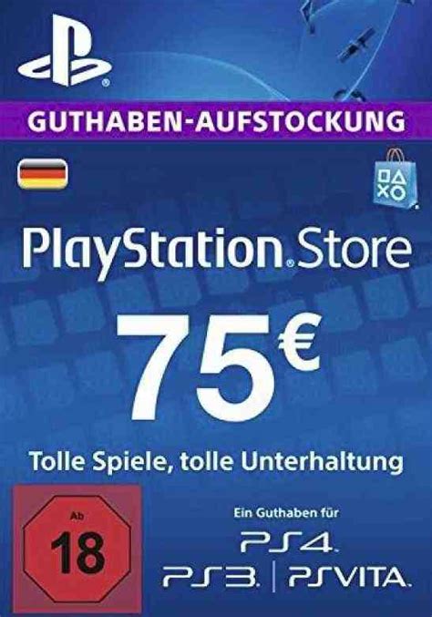 Psn Card Kaufen 75 Euro Preisvergleich Planetkey