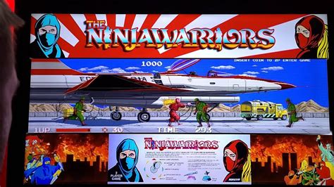 The Ninja Warriors Arcade Cabinet Mame Playthrough W Hypermarquee