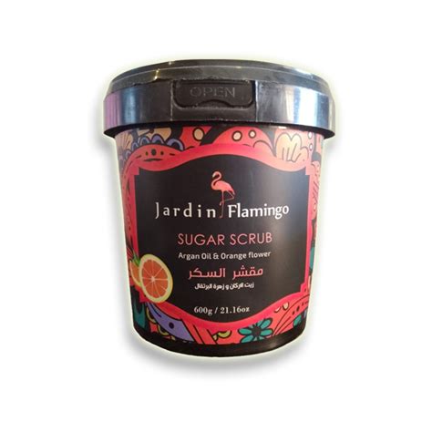 Jardin Flamingo Sugar Scrab Argan Oil Orange Famous Legend