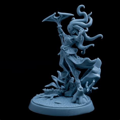 Abyssal Merfolk Mage Discover 3d Stl And Pre Supported Models