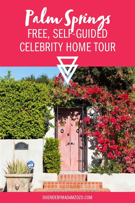 Celebrity Homes Palm Springs Map - Sibyl Fanechka