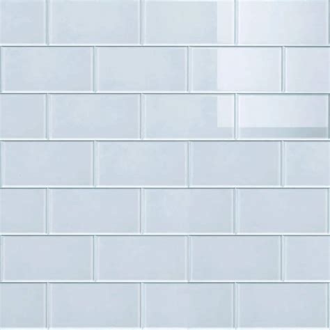 Molovo Crystile White 6 In X 3 Insubway Glossy Glass Mosaic Tile Sample Csa 3 Sample The