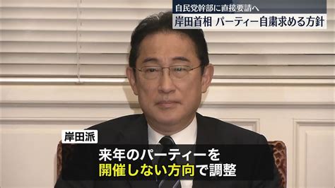 派閥パーティー自粛を求める方針 岸田首相が自民党幹部に直接要請へ（2023年12月6日掲載）｜日テレnews Nnn