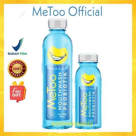 Jual Metoo Obat Kumur Probiotik Ml Fresh Mint Mouthwash Bpom