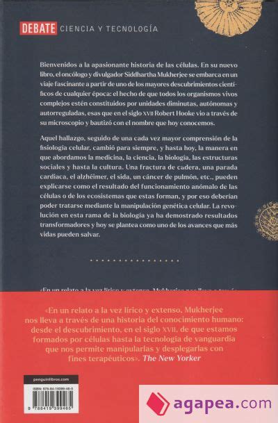 LA ARMONIA DE LAS CELULAS SIDDHARTHA MUKHERJEE 9788419399465