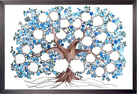 Gráficos De árboles Genealógicos Para Completar Diagrama De árbol Genealógico Rellenable