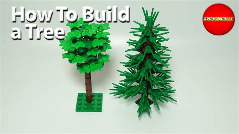 How To Build A Simple Lego Tree Speedbuild Tutorial Youtube