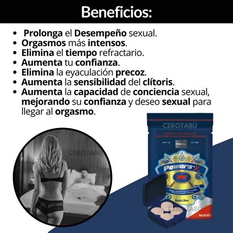 Power Sex 10 Sachet 40 Comprimidos Potenciador Sexual Unisex Luegopago