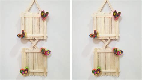 Diy Bingkai Foto Dari Stik Es Krim How To Make A Photo Frame From An