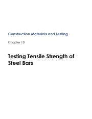 Testing Tensile Strength Of Steel Bars A Comprehensive Guide Course Hero