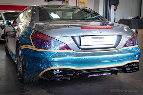 Nachr Stung Sl Amg Diffusor Mit Auspuffblenden Schawe Car Design Gmbh