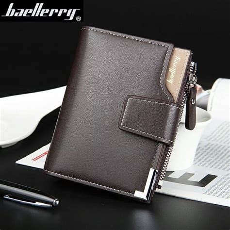 D1282 Baellerry Leather Short Wallet With Multifunct Zipper Lazada PH