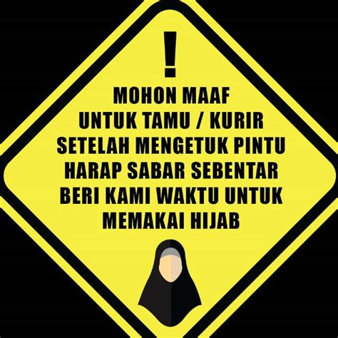 Jual Stiker Tamu Kurir Hijab Nikob Stiker Hijab Stiker Nikob