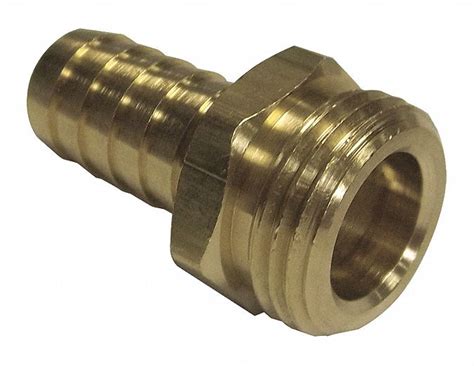 Brass 34 In Fitting Pipe Size Hose Barb Brass Fitting 235y77