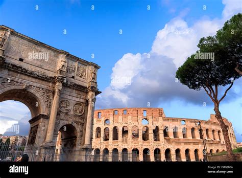 Costantino Ad Arco A Roma Immagini E Fotografie Stock Ad Alta