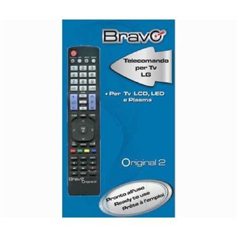 BRAVO ORIGINAL2 TELECOMANDO DEDICATO TV LG NERO Di Lella Shop