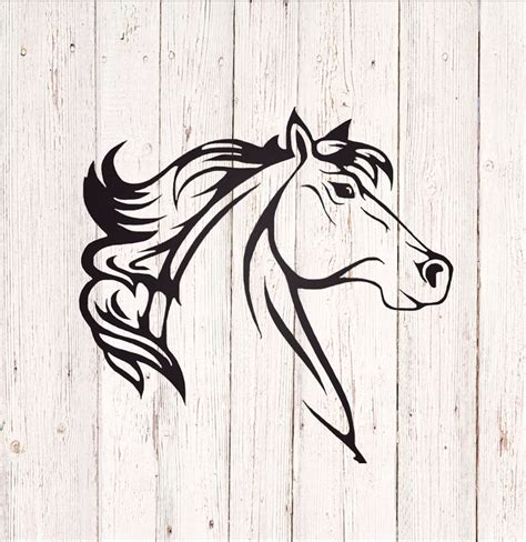 Horse Decals Horse Head Decal Horse Car Decals Trucks Etsy