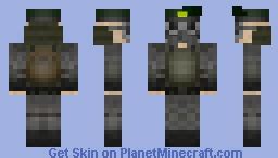 Gas mask man Minecraft Skin