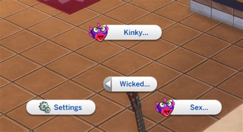 WW Sex Menu Disappearing Technical Support WickedWhims LoversLab