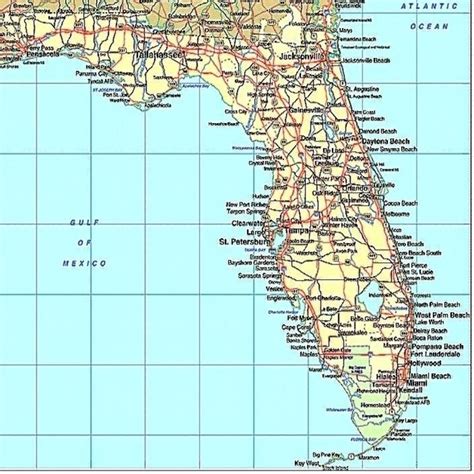 Florida Gulf Coast Beaches Map | Printable Maps