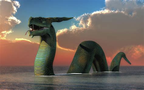 Ogopogo Digital Art By Daniel Eskridge Pixels