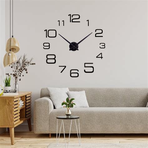 Jual Jam Dinding Besar Diy Giant Wall Clock Cm Model Numeral Di