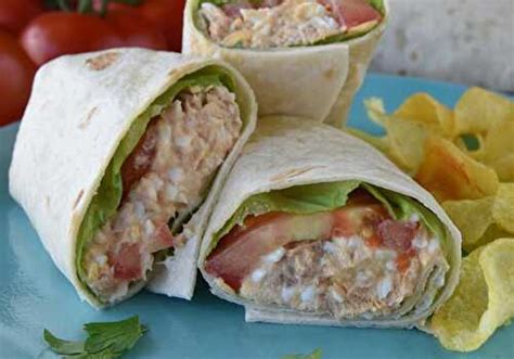 Wraps Au Thon Et Oeufs De Plat Et Recette Et Ses Recettes De Cuisine