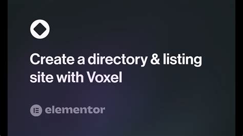 Create A Directory And Listing Site With Voxel And Elementor Part