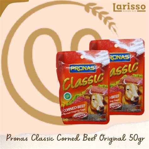 Jual Pronas Classic Corned Beef Kornet Daging Sapi Gr Rasa Original