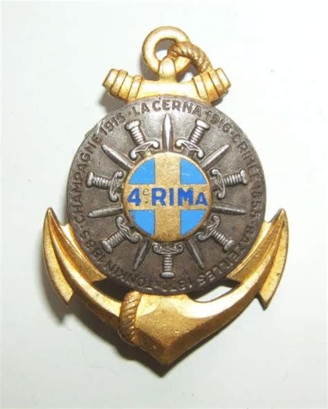 Insigne Regiment D Infanterie De Marine Rima Courtois Paris