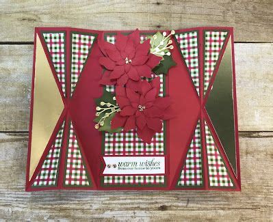 Tina Loves To Stamp Another Double Fan Fold Card Stamped Christmas