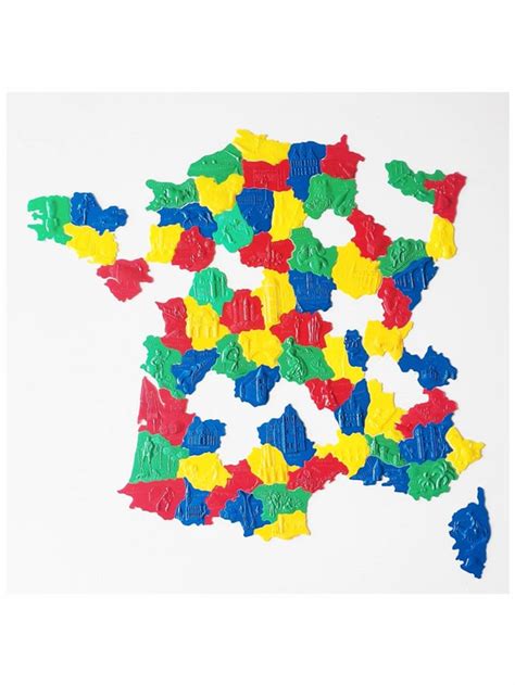 Puzzle Relief Carte France Beebs