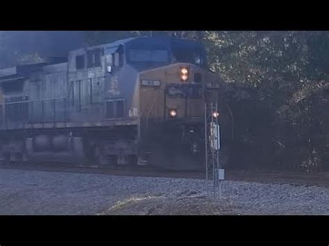 CSX 95 Leads M692 With A Dash 8 Trailing And Nice K5H YouTube