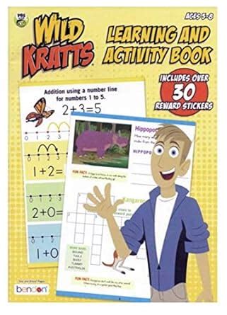 Wild Kratts Learning And Activity Book Includes Rewards Stickers Ages